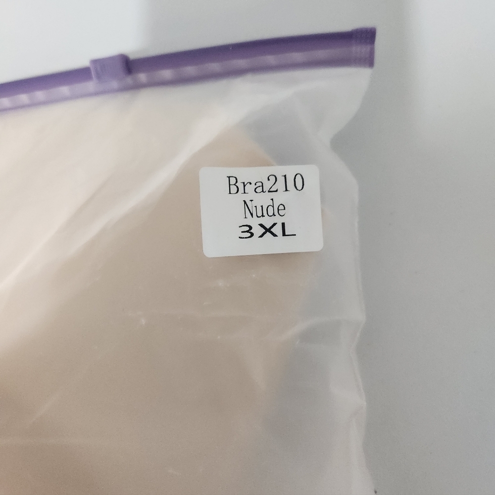Shecurve Seamless Comfort Jelly Bra in Nude, Size 3XL, New - Picture 4 of 11